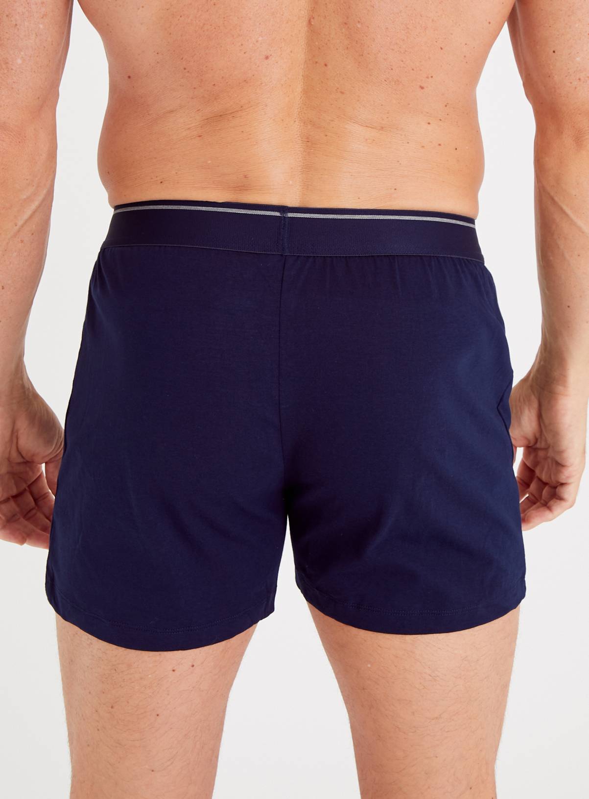 Navy Jersey Boxers 3 Pack  XXXL - Image 4