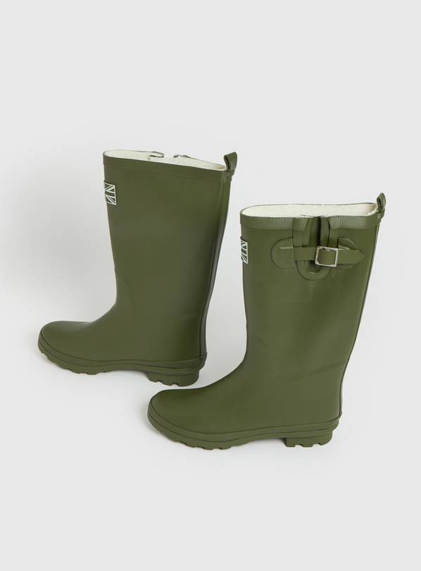 Khaki wellies hotsell