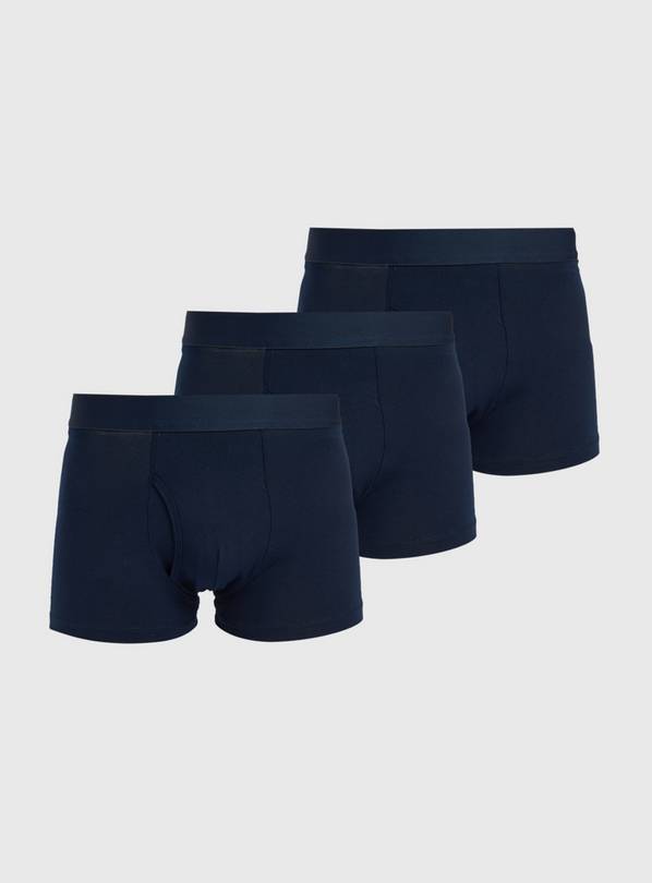 Navy Trunks 3 Pack XXXL