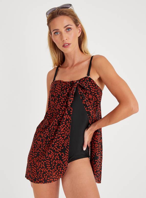 Animal print swim clearance dress