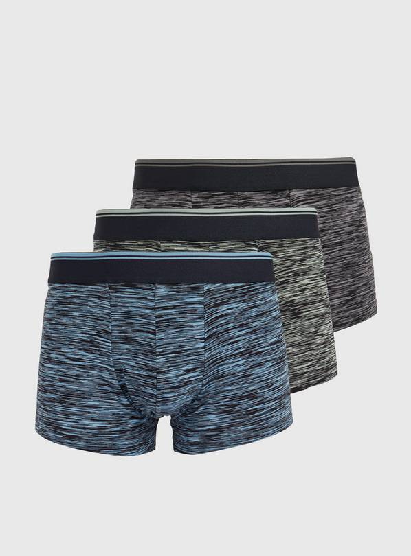 3-Pack Space-Dye Boxer Briefs
