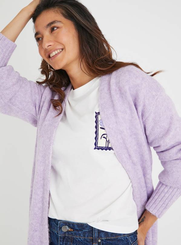 Lilac shrug outlet cardigan