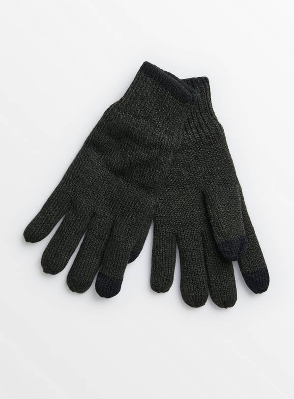 THINSULATE Khaki & Black Thermal Gloves L/XL