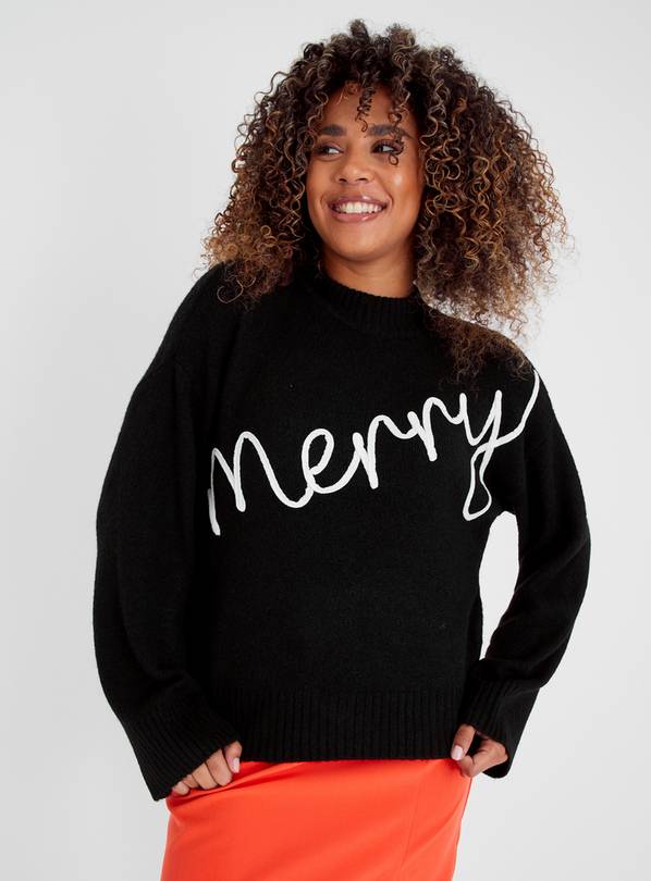 Black shop christmas jumper