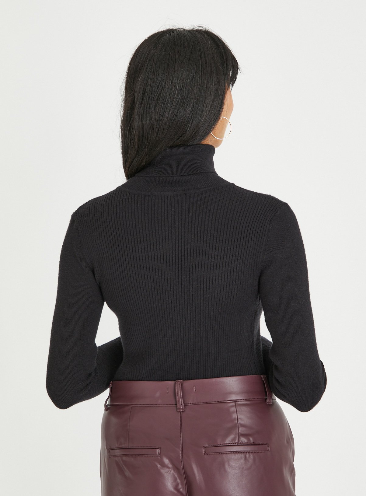 Black Roll Neck Jumper  18 - Image 5 thumbnail