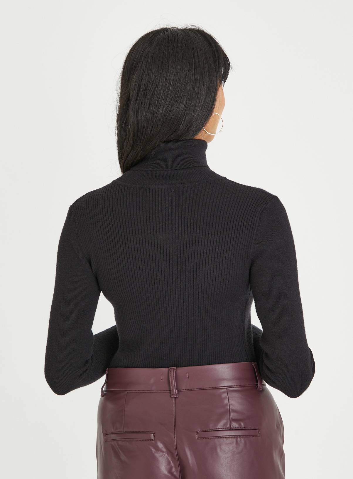 Black Roll Neck Jumper  18 - Image 5