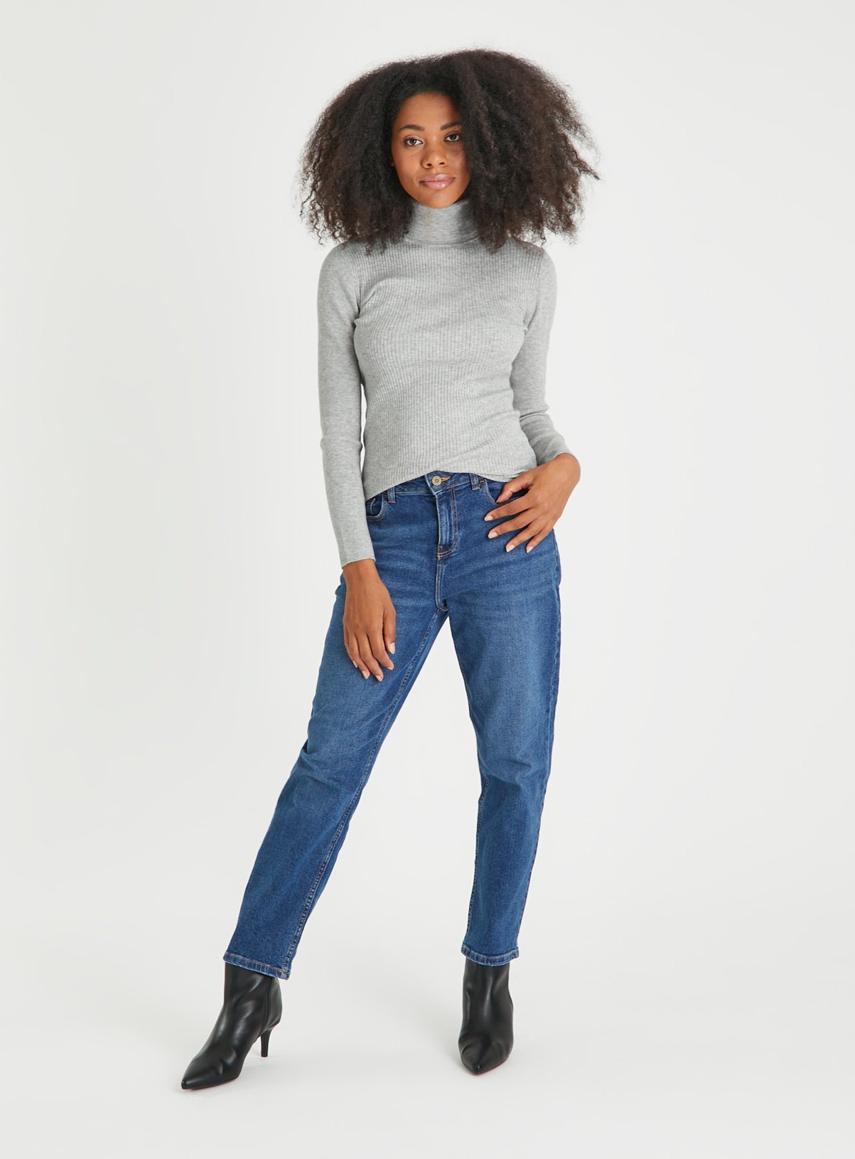 Grey Roll Neck Jumper  24 - Image 2 thumbnail