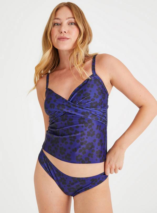Blue Leopard Bikini Briefs 8