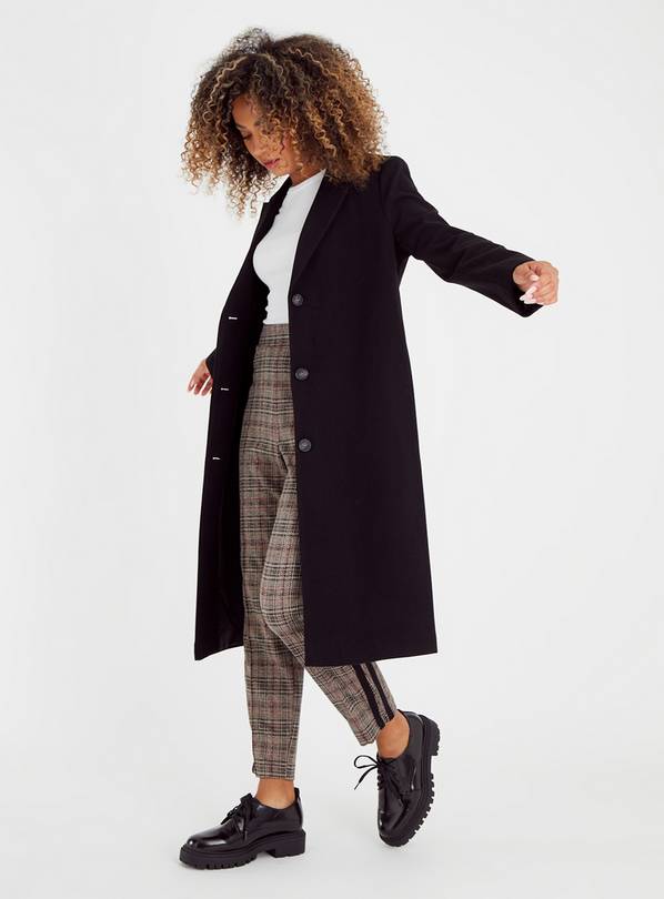 Buy Black Tailored Coat 12 | Coats | Argos