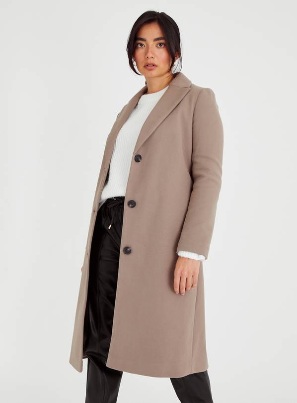 Double Breasted Longline Tailored Coat, SOSANDAR