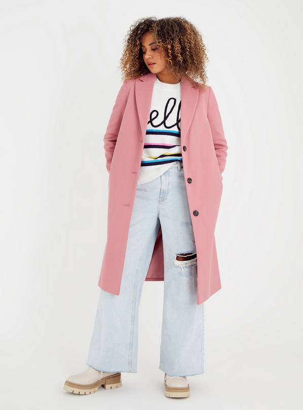 Pink store coats sale