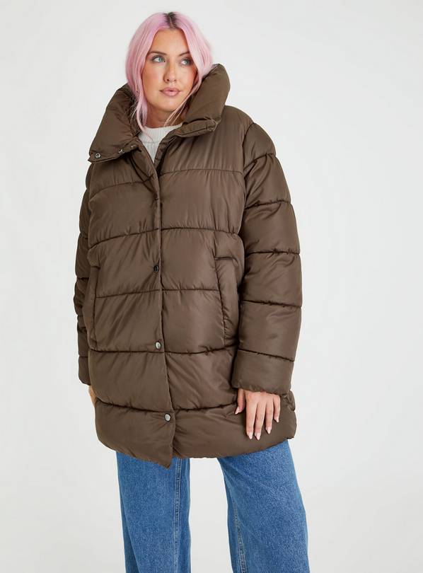 Midi sales padded coat