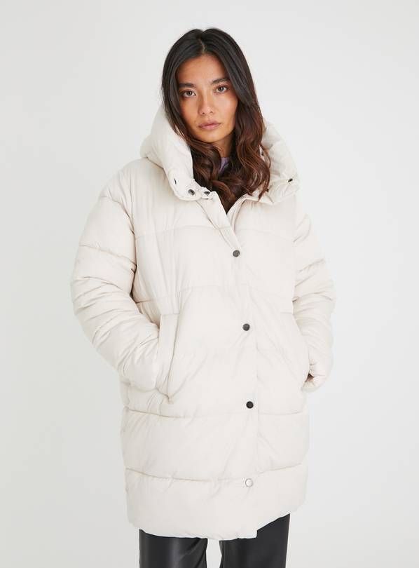 Buy Cream Midi Padded Coat 14 | Coats | Tu