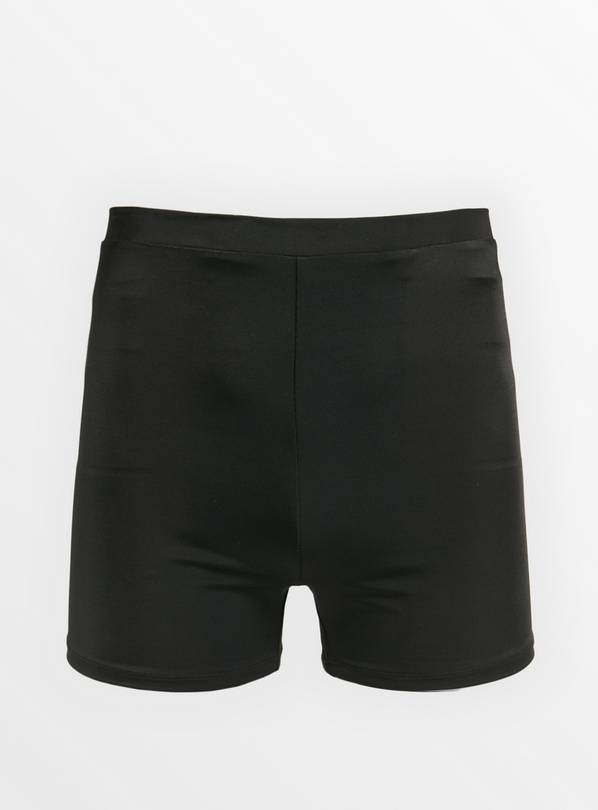 Girls black cheap swim shorts