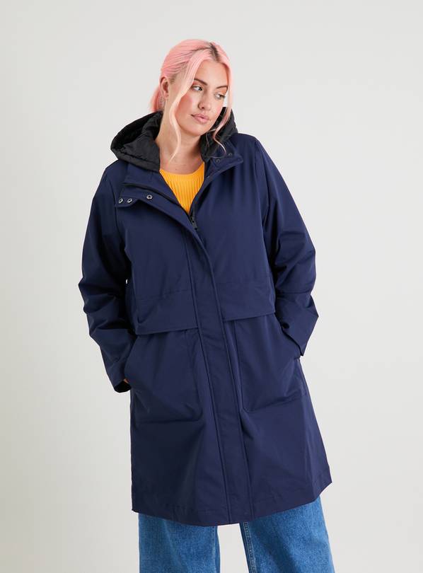 Buy Navy Hooded Parka Coat 14 Jackets Tu