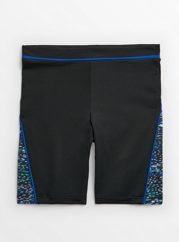 Black Long Swim Shorts 6 years