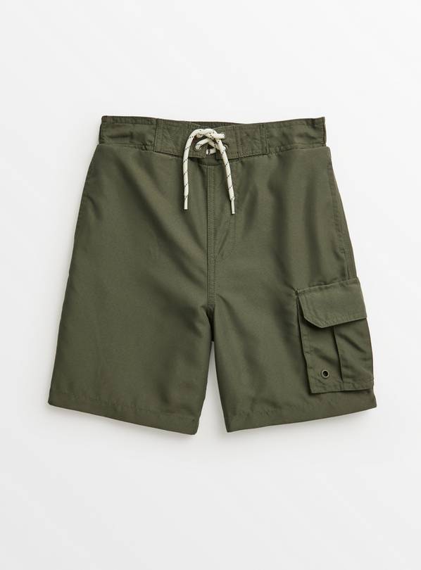 Khaki Cargo Swim Shorts 4 years