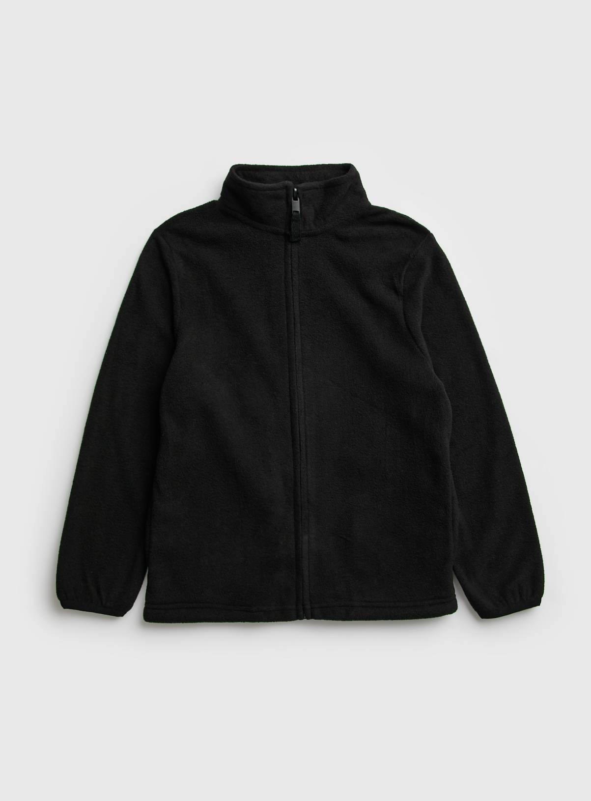 Black Polyester Unisex Full Zip Fleece 5 years - Image 1