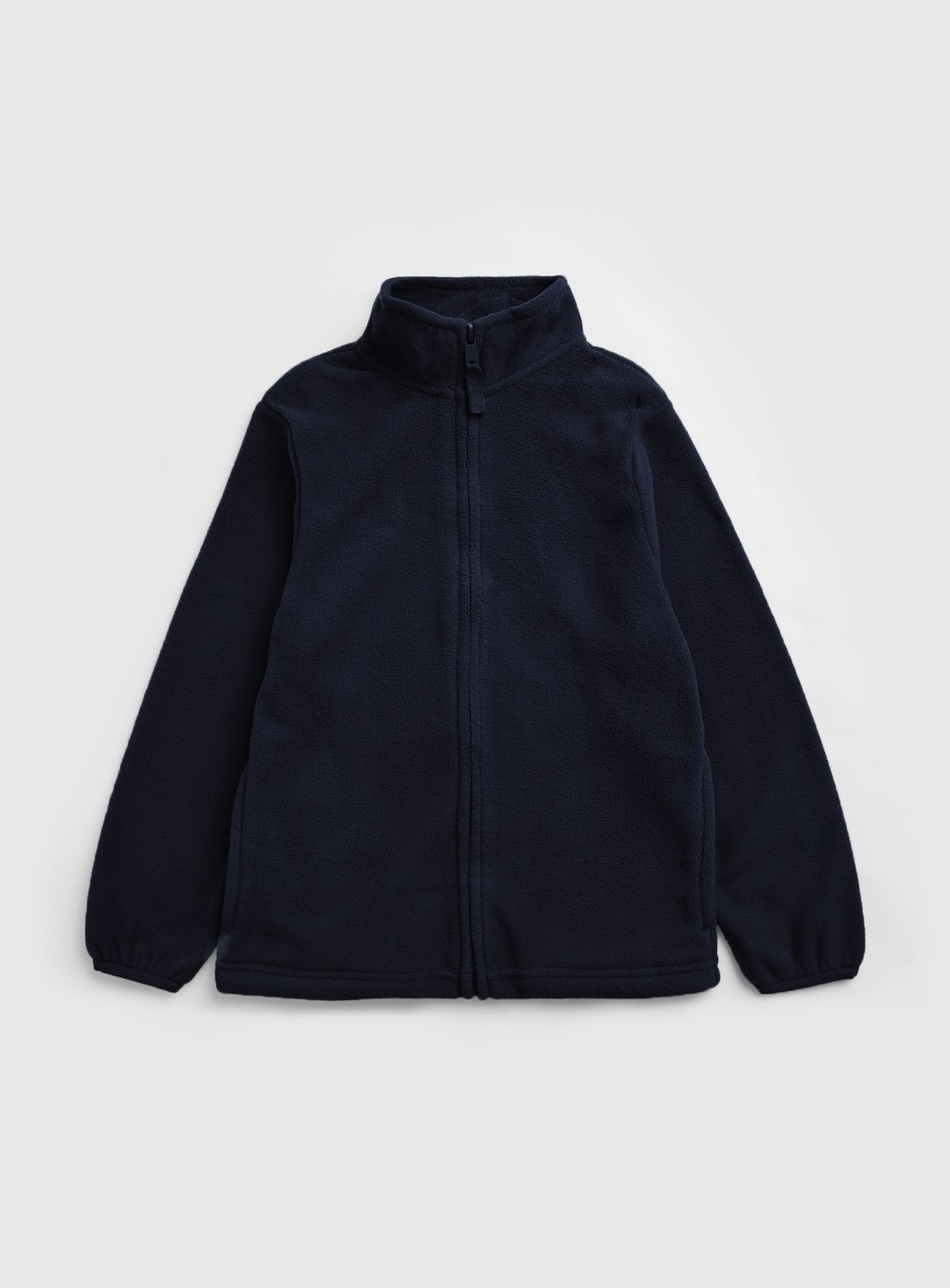 Navy Polyester Full Zip Fleece 12 years - Image 1 thumbnail