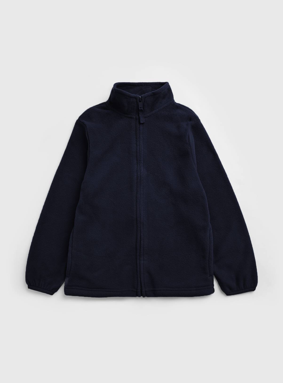 Navy Polyester Full Zip Fleece 12 years - Image 1