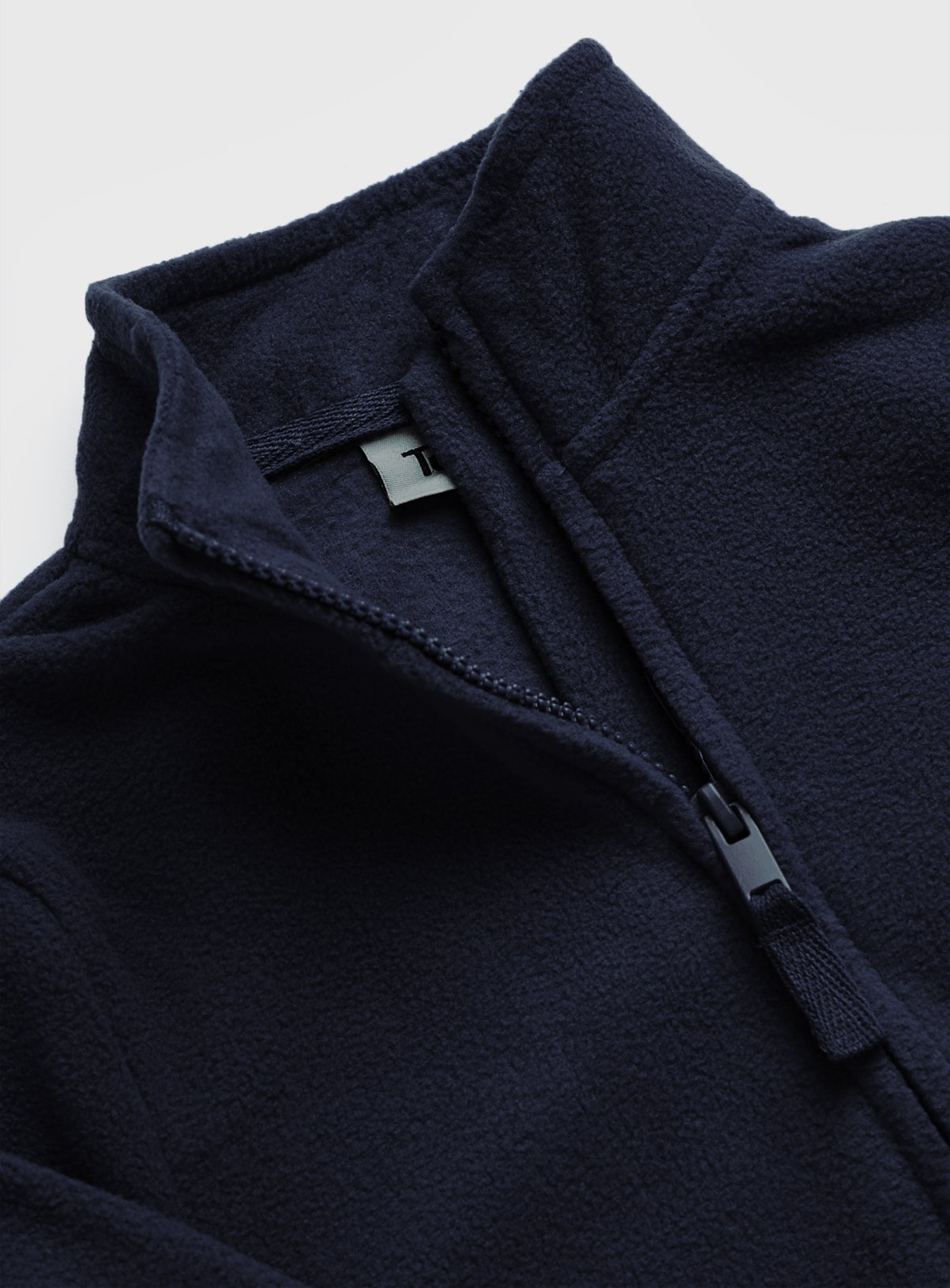 Navy Polyester Full Zip Fleece 12 years - Image 2 thumbnail