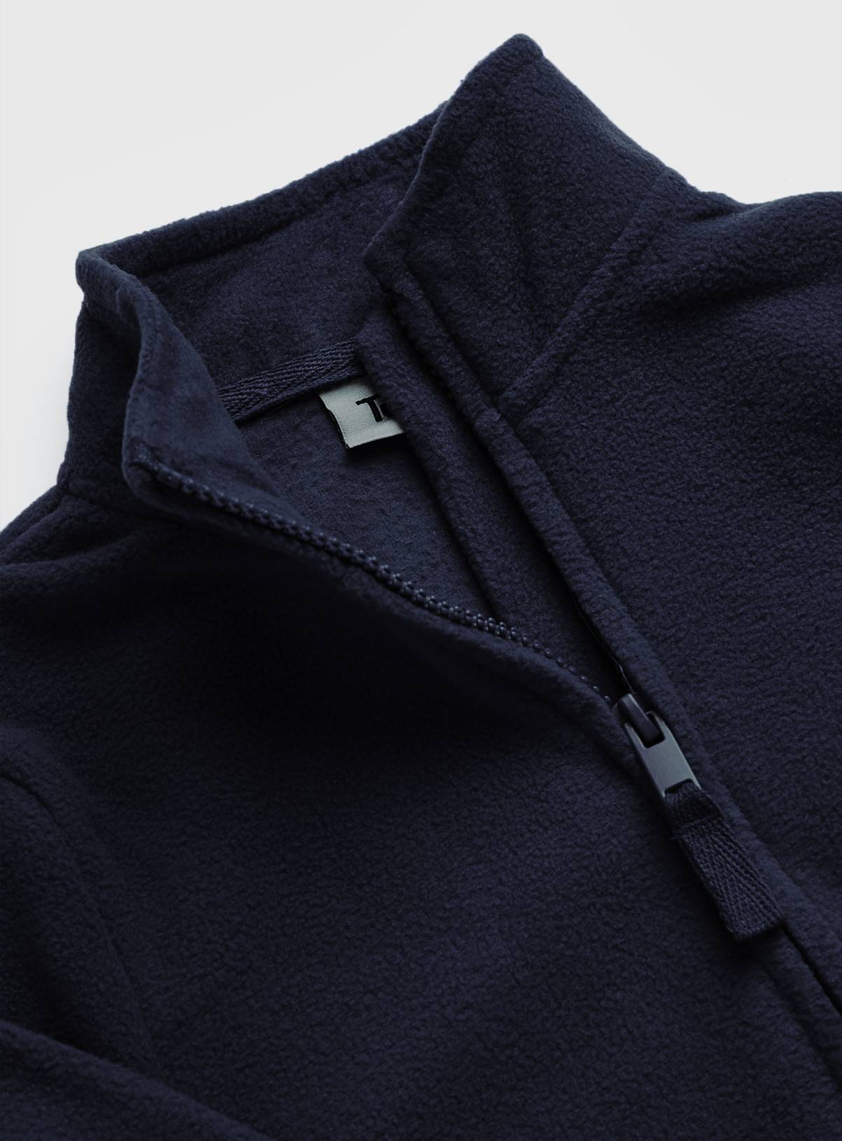 Navy Polyester Full Zip Fleece 12 years - Image 2