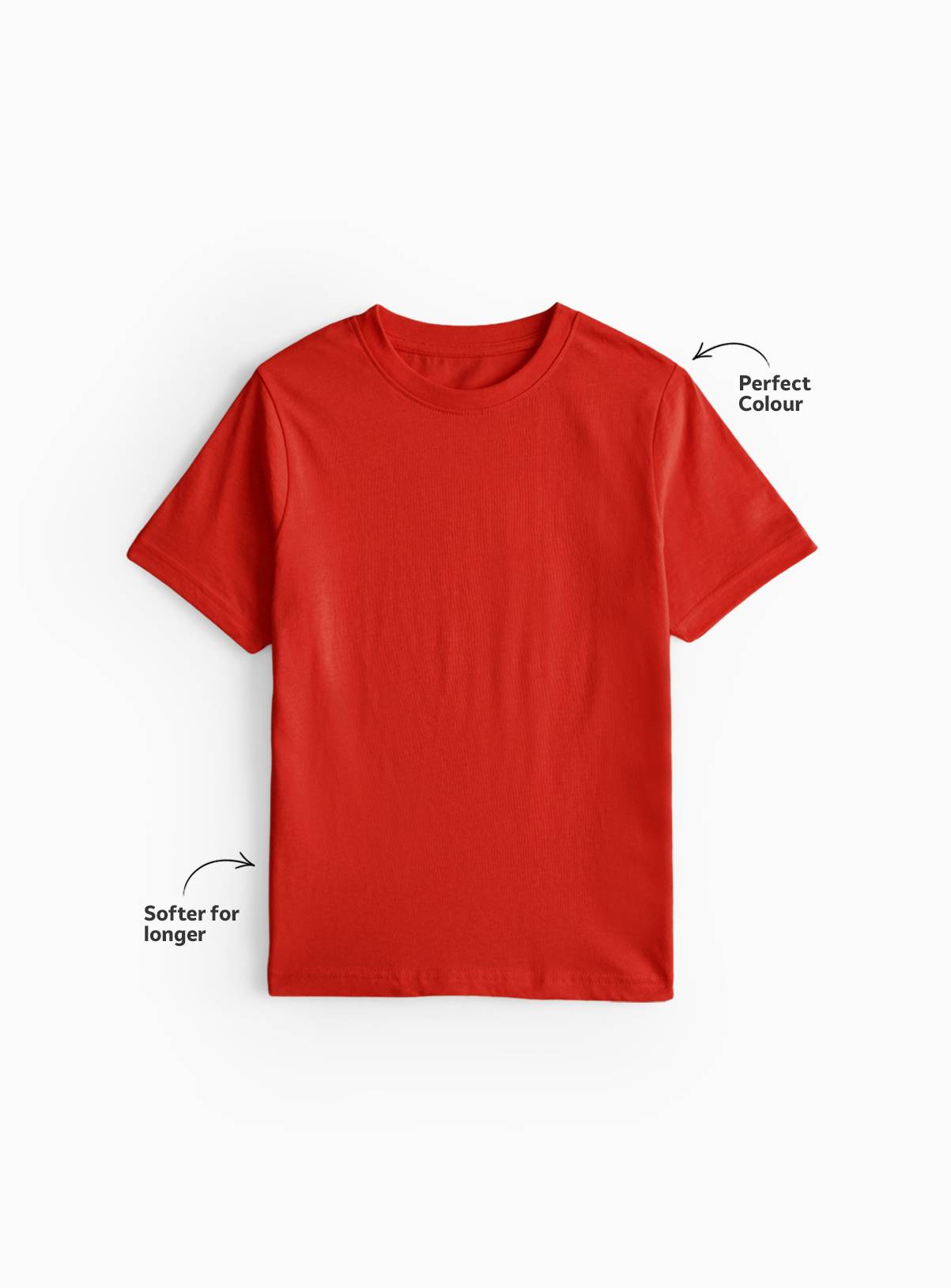 Red Cotton Sports Crew Neck T-Shirts 2 Pack 3 years - Image 2