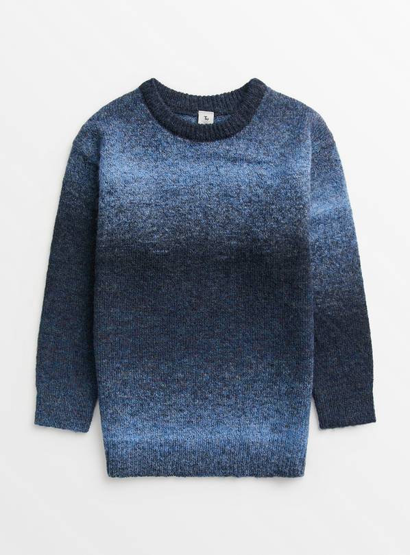 Blue Ombre Knitted Jumper 8 years
