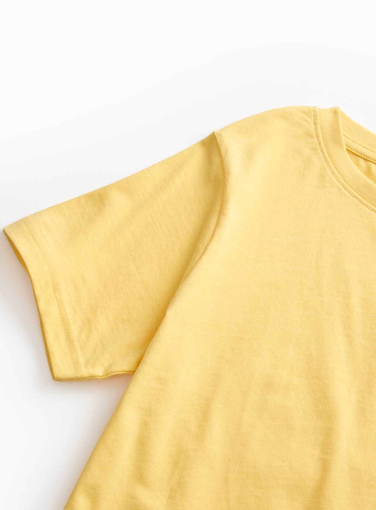 Pastel Yellow Cotton Sports Crew Neck T-Shirts 2 Pack 8 years - Image 4