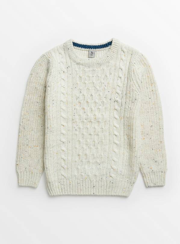 Buy Cream Cable Knit Neppy Jumper 9 years | Jumpers and hoodies