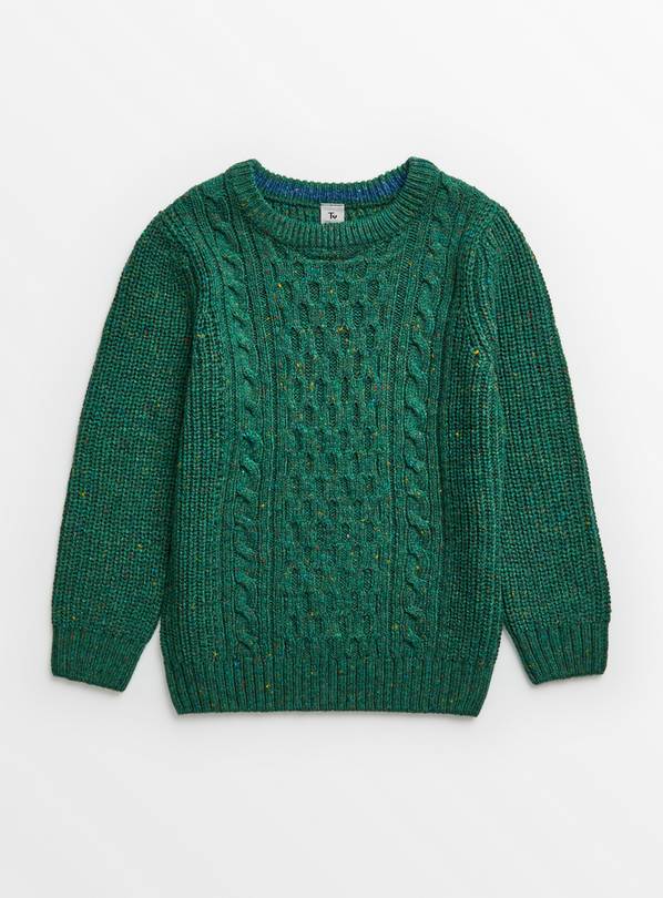 Dark green hotsell knitted jumper