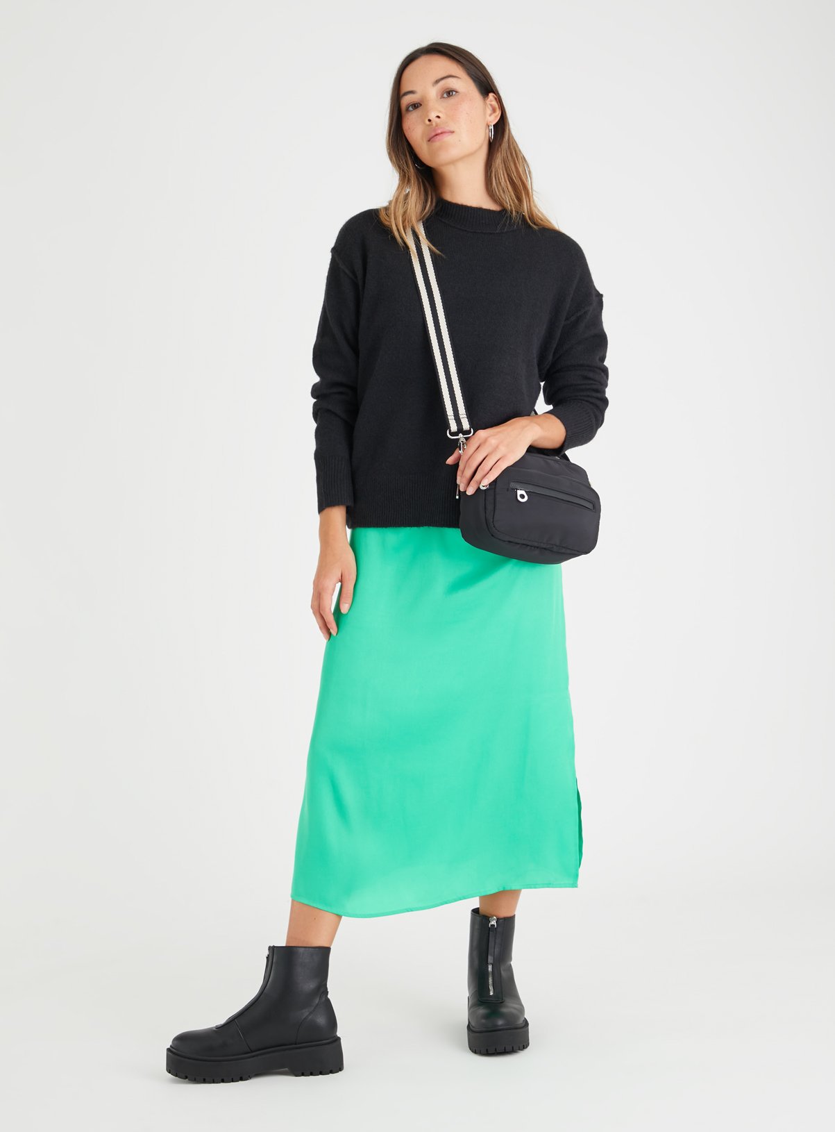 Black Crew Neck Jumper 8 - Image 2 thumbnail