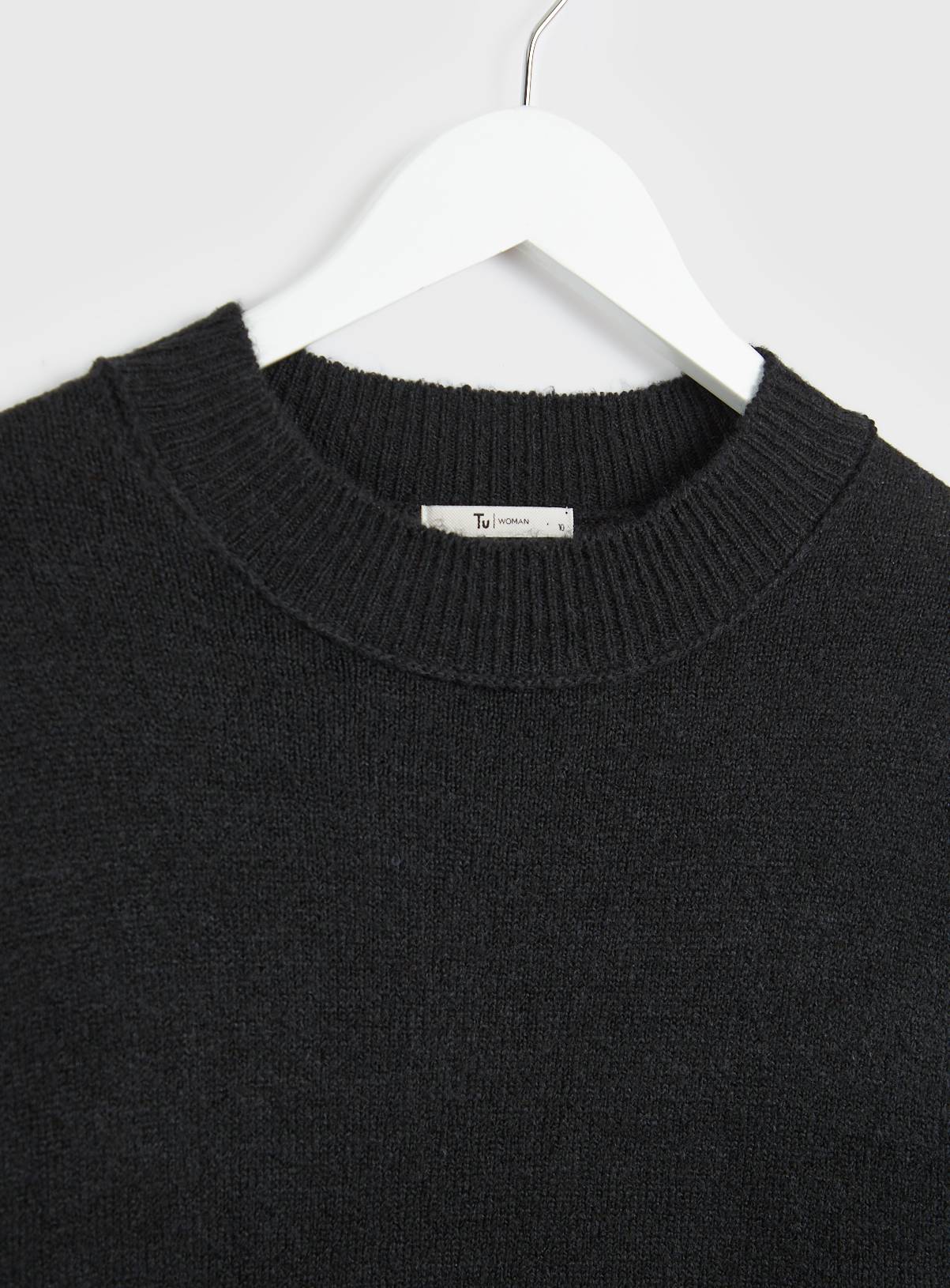 Black Crew Neck Jumper 8 - Image 4