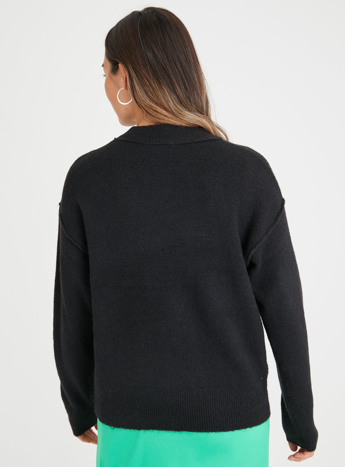 Black Crew Neck Jumper 8 - Image 5 thumbnail
