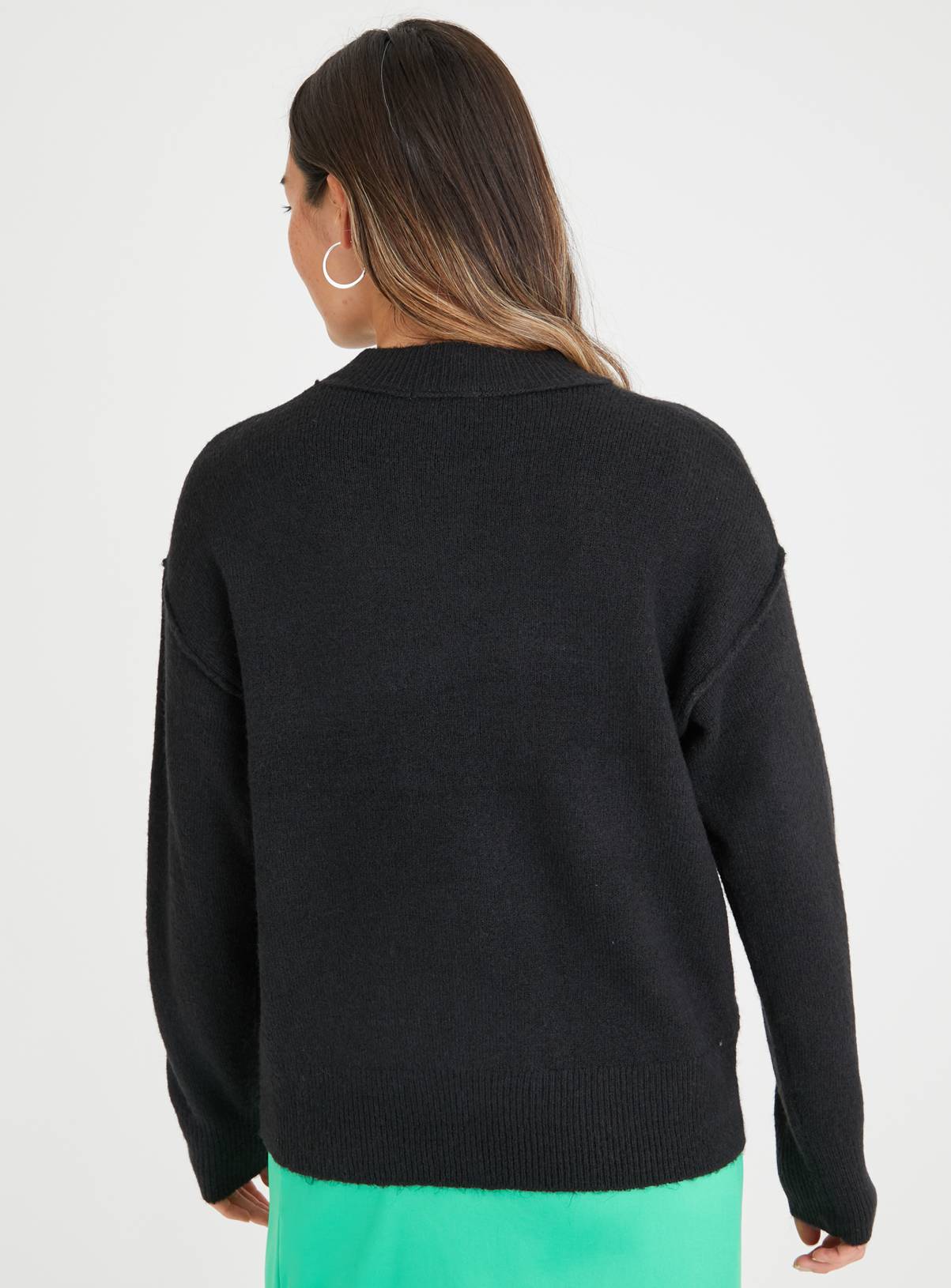 Black Crew Neck Jumper 8 - Image 5