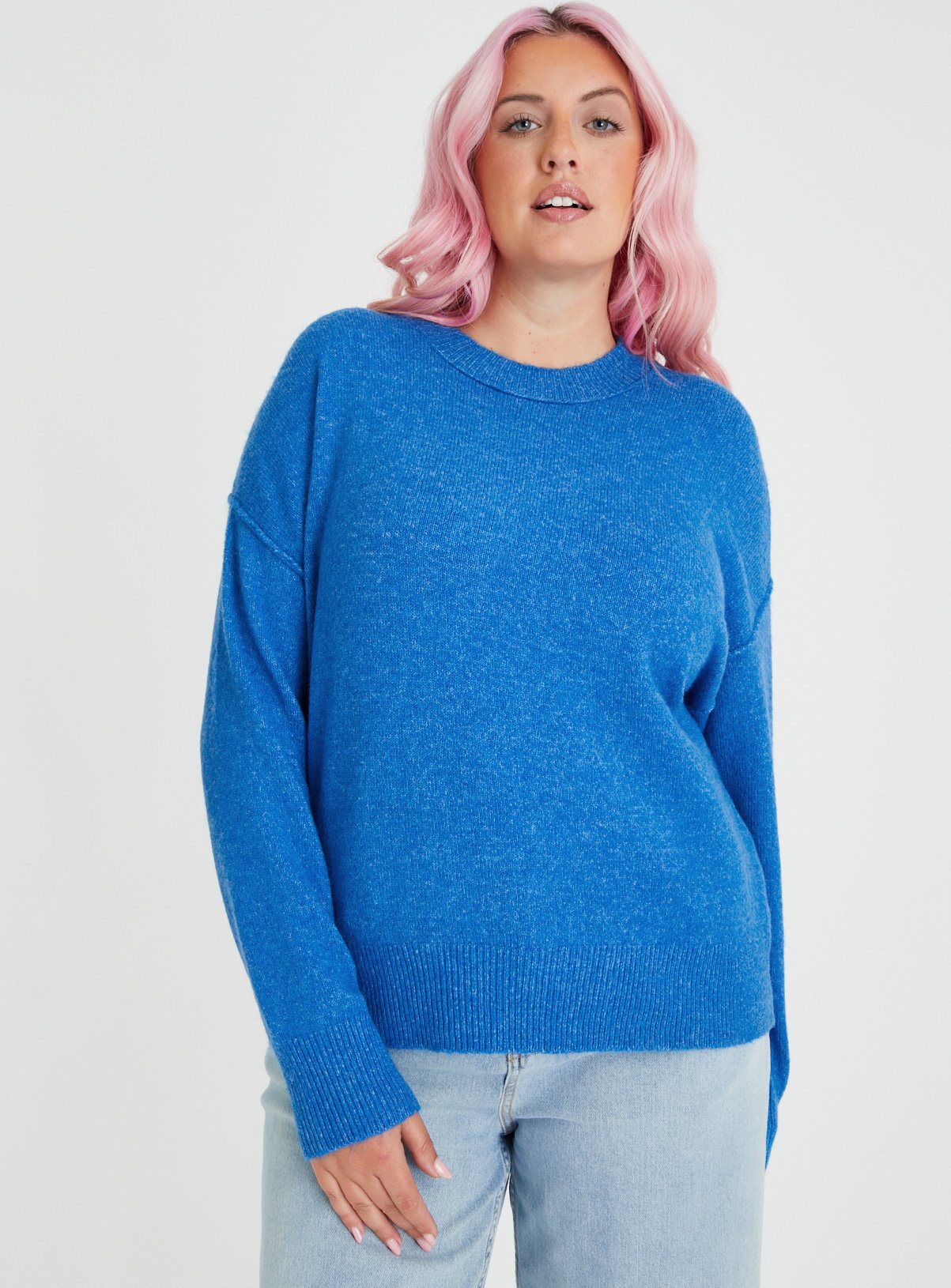 Blue Crew Neck Jumper 10 - Image 1 thumbnail