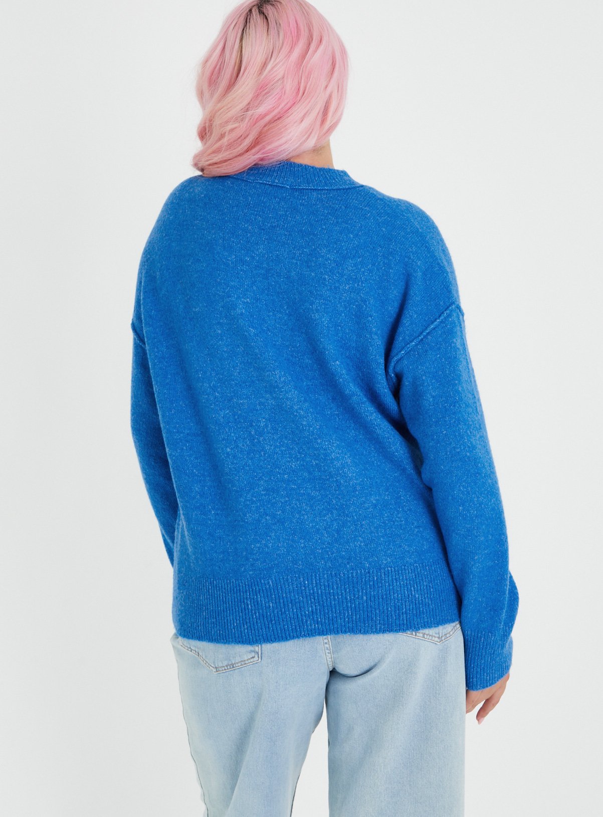 Blue Crew Neck Jumper 10 - Image 3 thumbnail