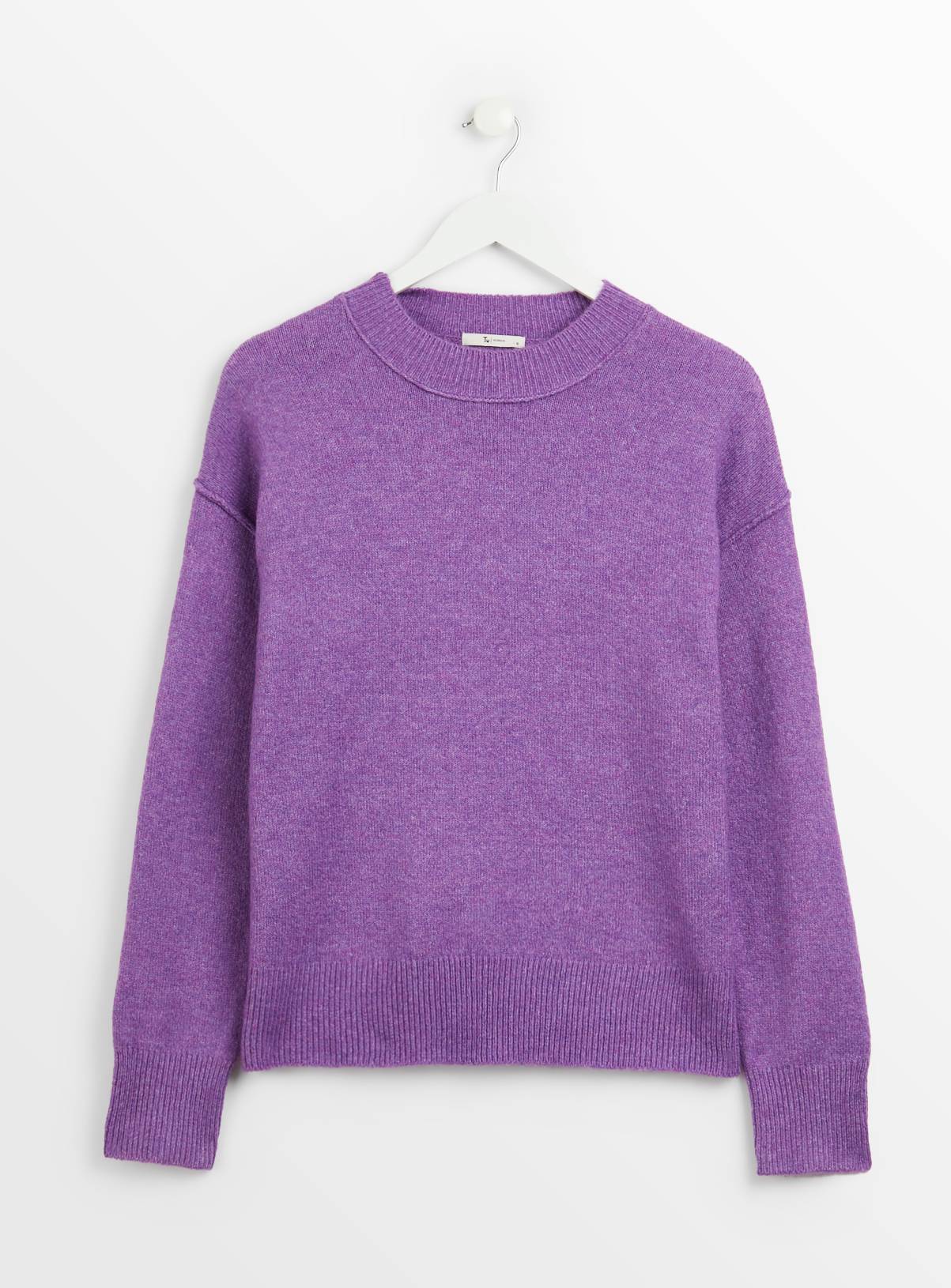 Purple Crew Neck Jumper 14 - Image 3