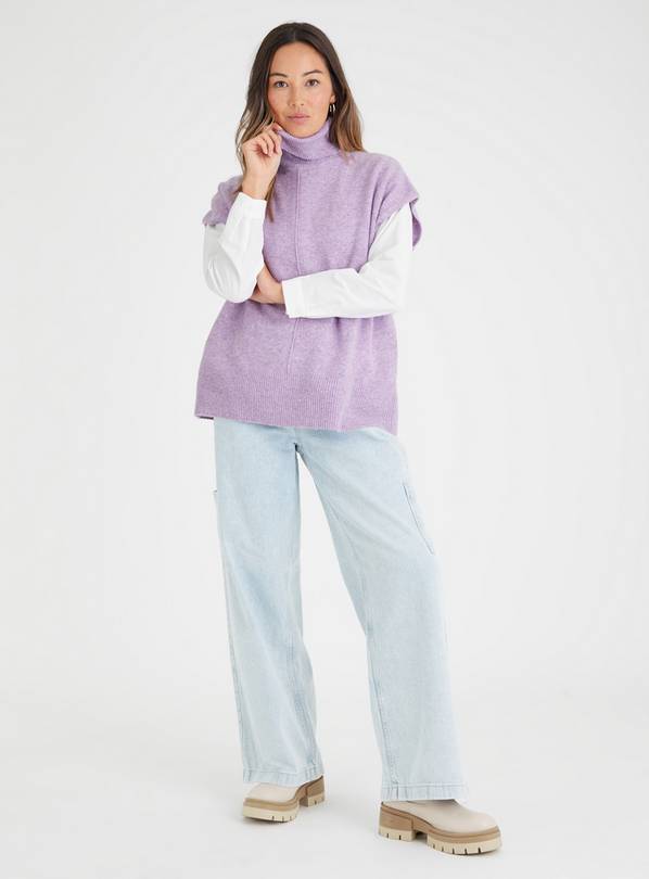 Lilac roll hotsell neck jumper