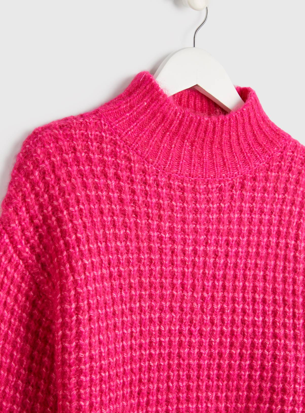 Pink Waffle Knit Jumper 12 - Image 4
