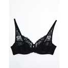 Buy Black Recycled Lace Full Cup Comfort Bra - 32F | Bras | Argos