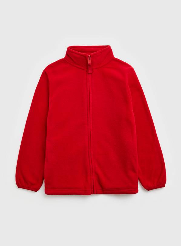 School zip through fleece sale