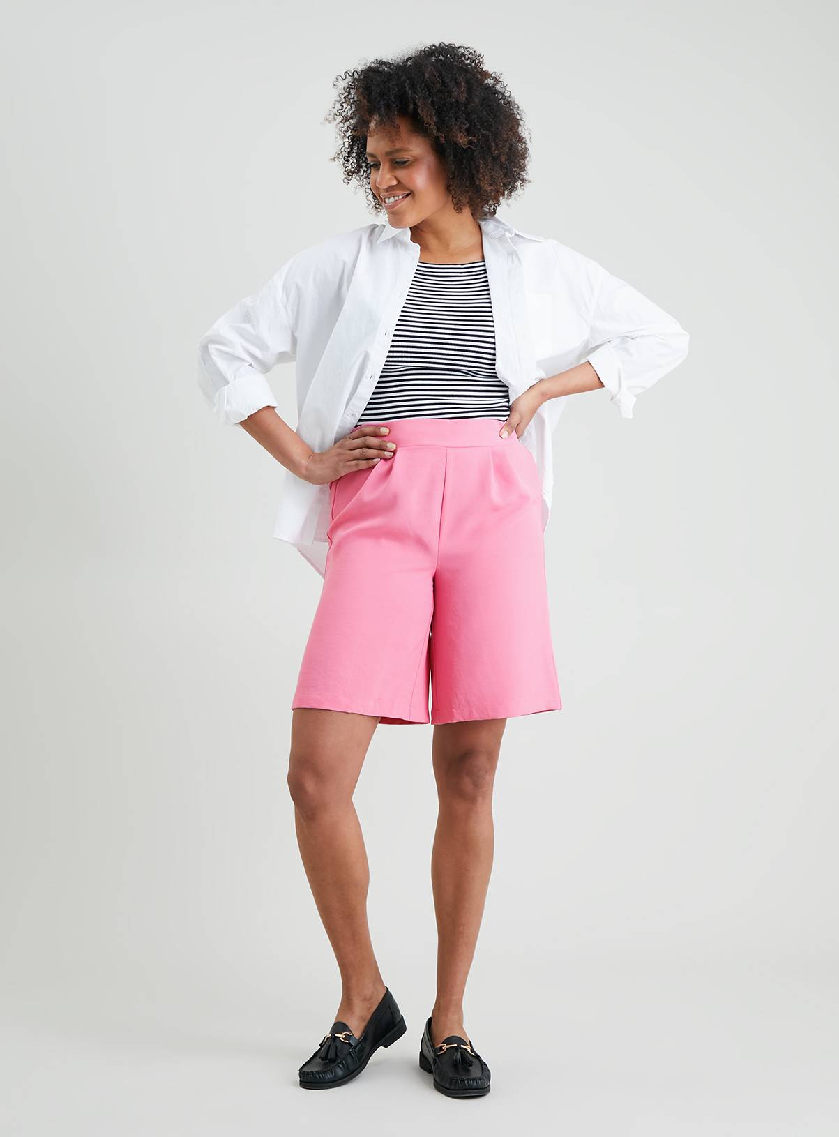 Pink Longline Boy Shorts - 18 - Image 2