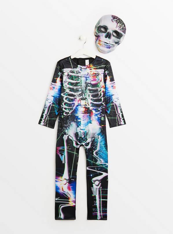 Buy Glitching Skeleton 2 Piece Costume 34 Years Halloween costumes