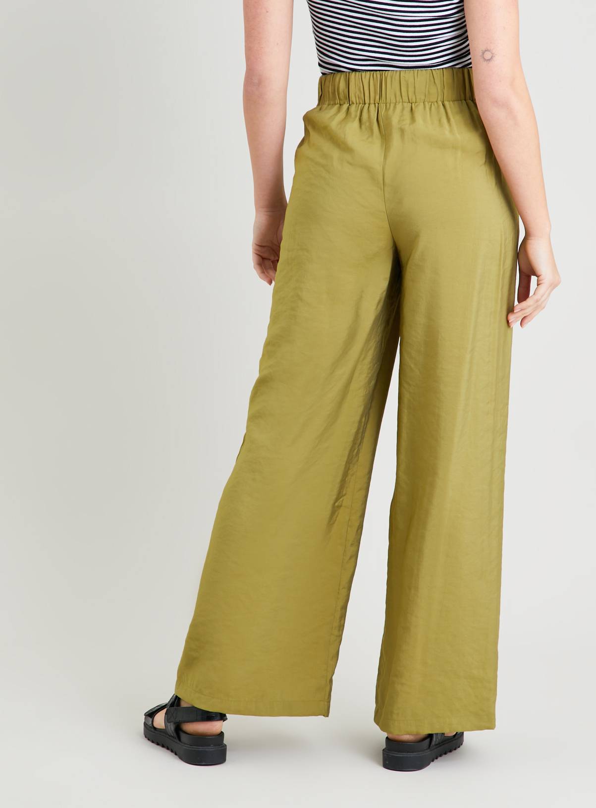 SKU: DARK LIME WIDE LEG:Lime:16 - Image 4