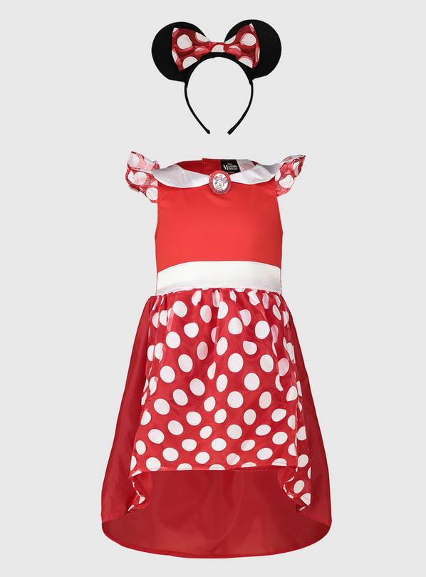 Minnie Mouse Costume, Minnie Mouse Costume Dress, Minnie Mouse Cat Dress  Costume, Red Polka Pet Dress, Red Polka Dot Dog Dress 