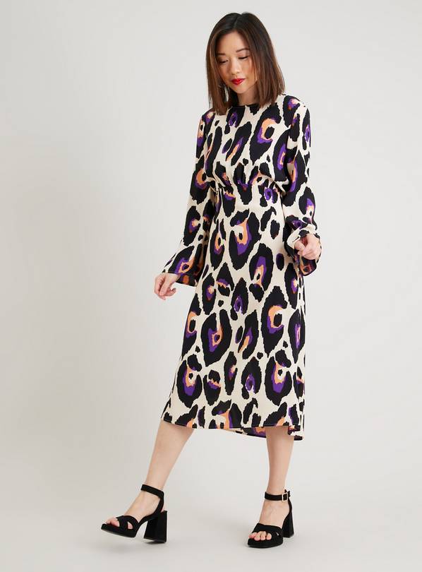 PETITE Leopard Print Midi Dress 22