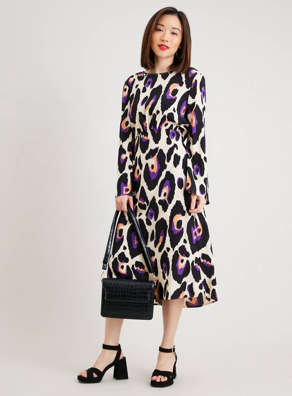 Sainsburys tu leopard print dress sale