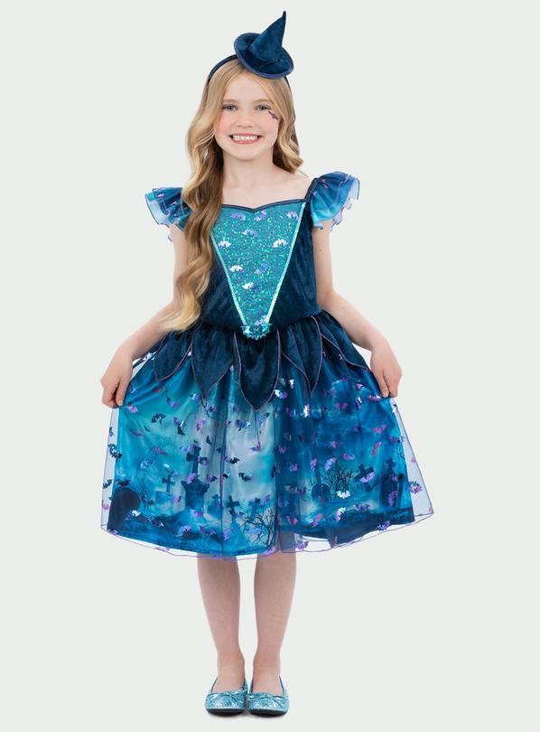 Blue Bat Fairy Costume 3-4 Years