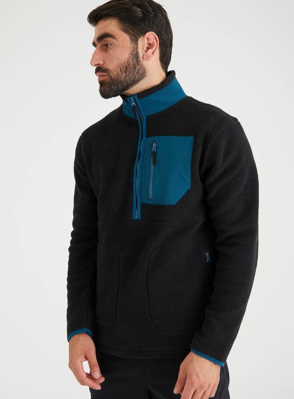 Teddy half zip on sale fleece